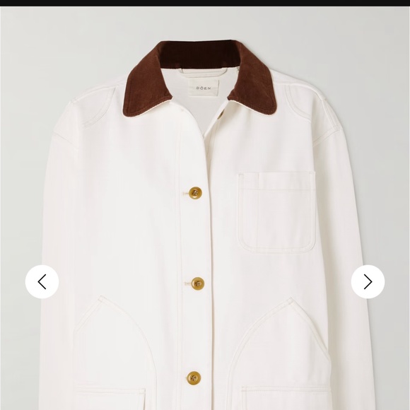 Doen Pascual Jacket/barn jacket/Womens Large white/Salt - Picture 5 of 9